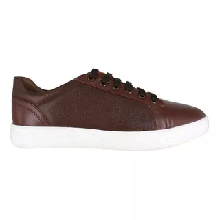 Tenis Casuales Hombre Carlo Ronaldi 02 Mestizo Café/mosto