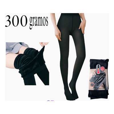 Medias Termicas Malla Afelpada Leggins  300 Gramos