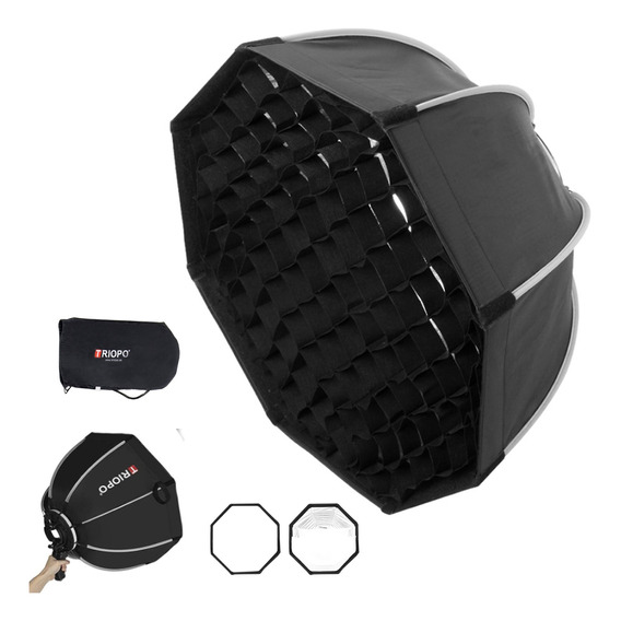 Triopo Ks2-120 De Luz 120cm Softbox Difusor Grid Octabox