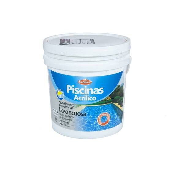 Pintura Para Piscinas Sinteplast Al Agua 10 Lt Prestigio