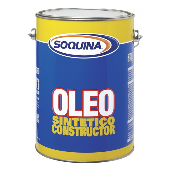  Oleo Sintetico  Lavable Soquina   Galon  3.7lts Colores 