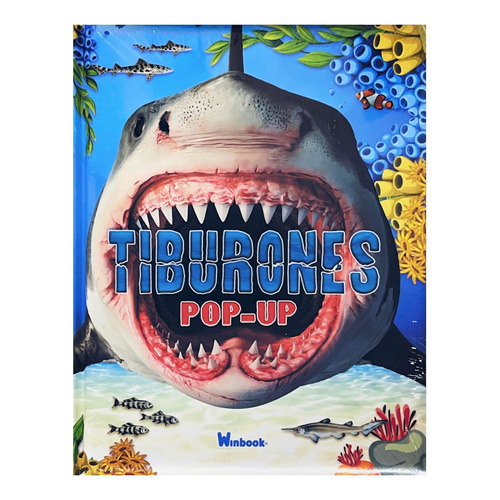 Libro Tiburones Pop Up 3d - Pasta Dura Infantil Escenarios