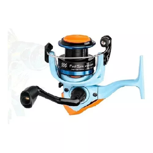 Carretel de pesca giratório azul Okuma Fuel Spin 5000