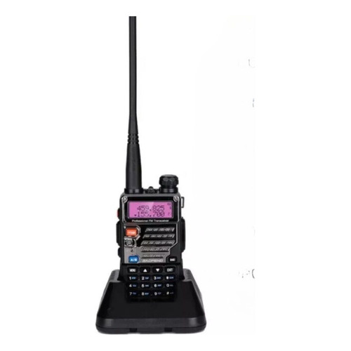 Handy Radio Transmisor Baofeng Bf-uv-5re Dual Band Uhf Vhf Bandas De Frecuencia 400-480 Mhz Color Negro