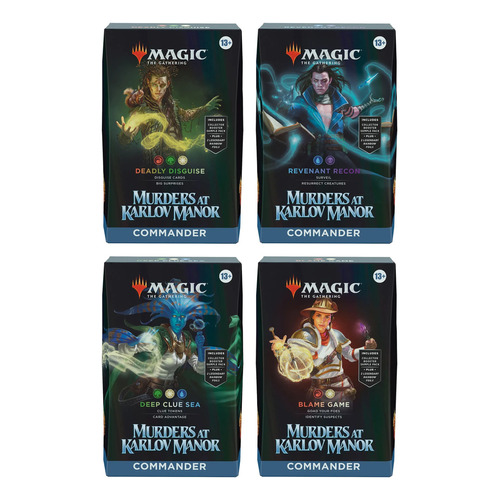 Magic The Gathering Murders At Karlov Manor Commander Decks Idioma Inglés