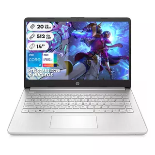 Portatil Hp 12ava Gen Intel I5 1235u Ram 20gb Ssd 512gb Plateado