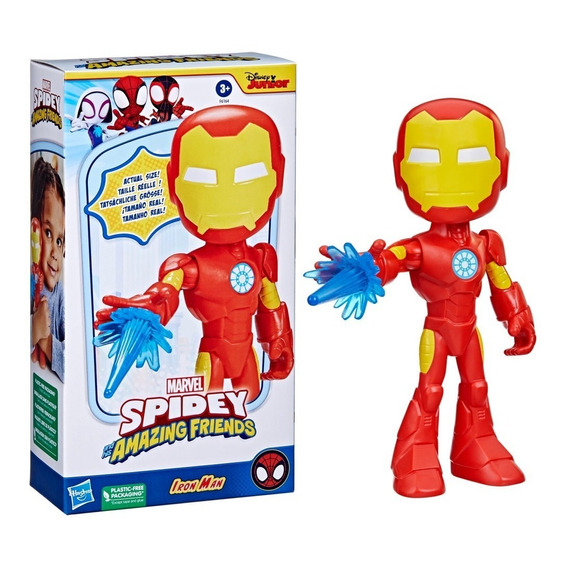 Muñeco Marvel Spidey Y Sus Sorprendentes Amigos, Iron Man 3+