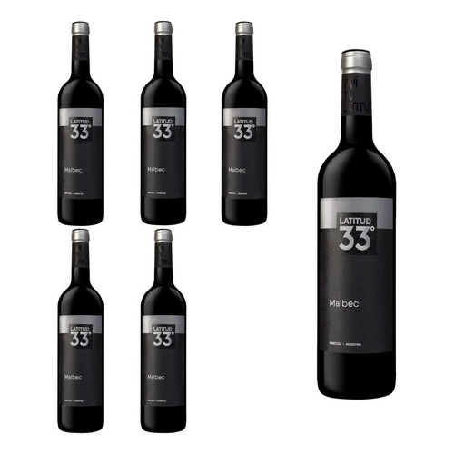 Vino Latitud Malbec Caja 6 X 750cc