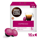 Cápsulas Nescafé Dolce Gusto Espresso Por 16 Unidades