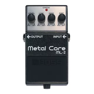 Pedal Efecto Guitarra Eléctrica Boss Ml2 Metal Core Color Gris Oscuro