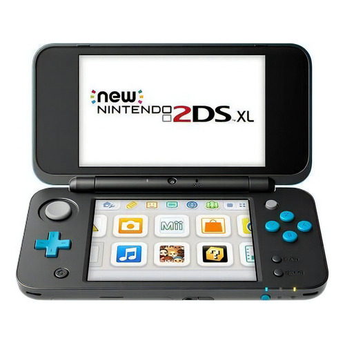 Nintendo  3DS New 2DS XL Standard  color negro y turquesa