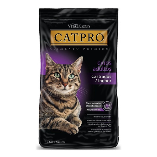 Alimento Catpro Premium Castrados/Indoor para gato adulto sabor mix en bolsa de 1kg