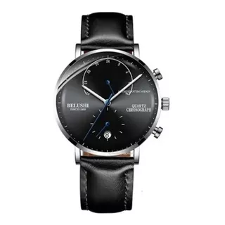 Reloj Belushi Pulsera Cuarzo - Diseño Italiano -black / Iron