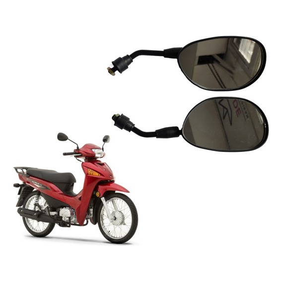 Kit X2 Espejos Honda Wave 110 Cc R / Der 10mm Tdm