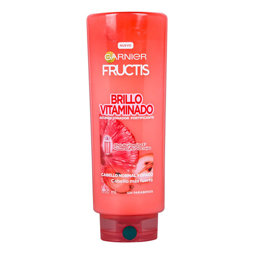 Acondicionador Garnier Fructis Brillo Vitaminado en tubo depresible de 650mL por 1 unidad