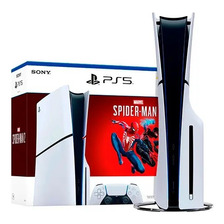  Playstation 5 Slim Versión Spiderman 2 Con Disco 1tb Ps5