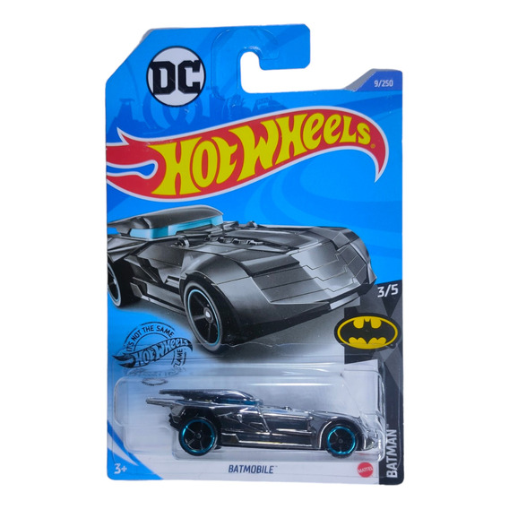Hot Wheels Batman Batmobile Plateado Oscuro 3-5 2018