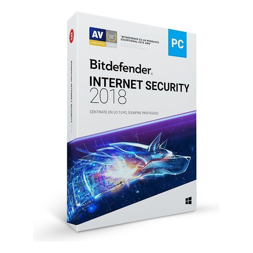 Internet Security 2018 Bitdefender 1 Usuario 1 Año Windows