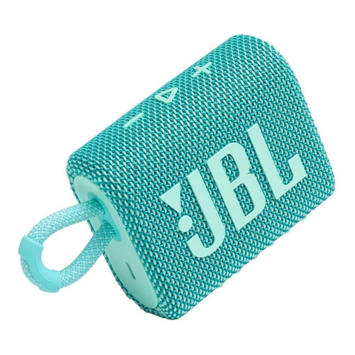 Parlante JBL Go 3 portátil con bluetooth waterproof  teal