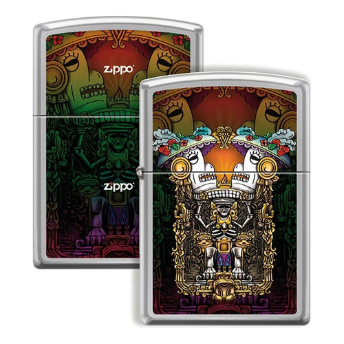 Encendedor Zippo Diseña Tu Mexico Dia De Muertos