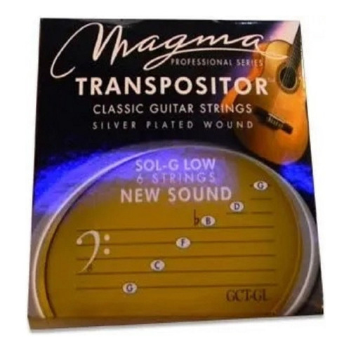 Encordado Cuerdas Guitarra Clasica Magma Transpositor Gct Gl