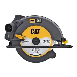 Sierra Circular Caterpillar 185mm 1400watts Dx59 Color Negro/gris Frecuencia 50hz