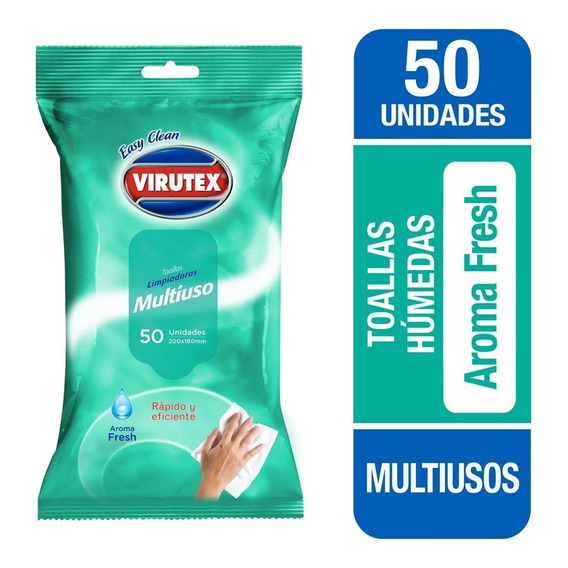 Caja 14 Unidades - Toallas Limpiadoras Multiuso 50 Un Fresh