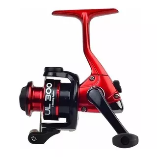 Reel Frontal Marine Sports Ultra Light Ultra Light Ul-300 Derecho/izquierdo Color Rojo