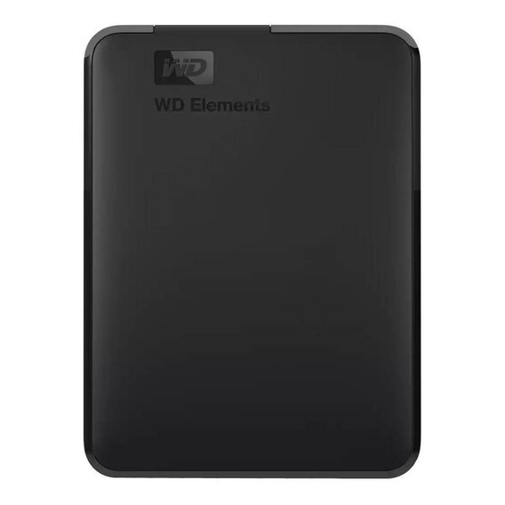 Disco duro externo Western Digital WD Elements Portable WDBUZG0010BBK 1TB negro