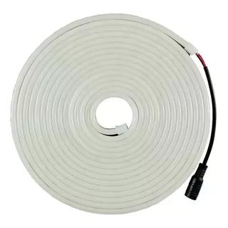 Neon Flex 5m Ip68 Sumergible Blanco Calido Sin Driver 5.5mm Color De La Luz Blanco Cálido