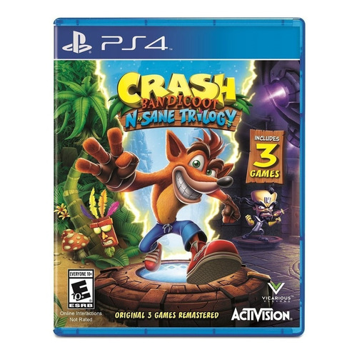 Juego Ps4 Crash Bandicoot N. Sane Trilogy