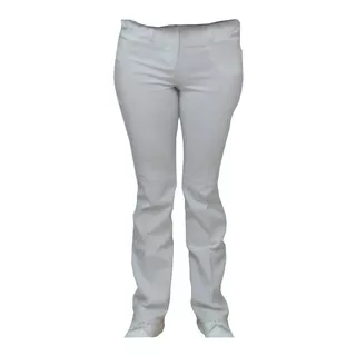 Pantalon Strech Blanco Dama Mod H1-16