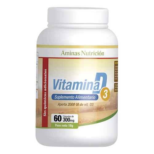 Vitamina D3 2000 Ui 60 Capsulas Sabor no aplica