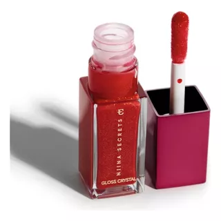 Gloss Crystal Vermelho Niina Secrets 7ml - Eudora