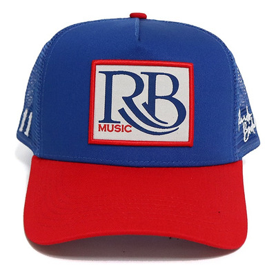 Gorra Trucker Bordada Rb Music Logotipo