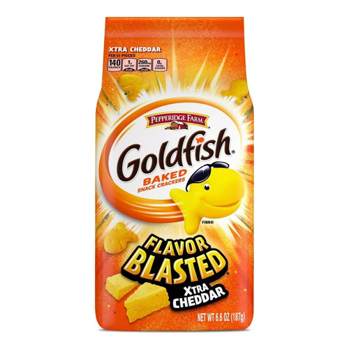 Goldfish Galletas Horneadas Xtra Cheddar 187g Americanas