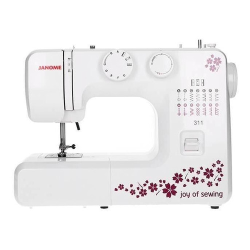 Máquina de coser recta Janome 311 portable blanca 220V - 240V