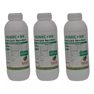 Fertilizante Orgánico Líquido Npk Humic+ N K 3kg=3has Foliar