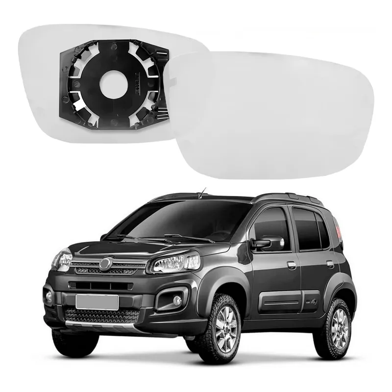 Lente Retrovisor Esquerdo Uno Way 1.0 1.3 2017 A 2021