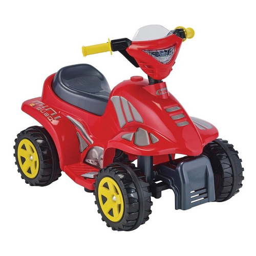 Moto Electrica Mini Quad Boy 6v Prinsel Roja Color Rojo