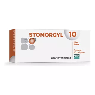 Stomorgyl 10 Para Cães E Gatos 20 Drágeas -inflamação Bucal