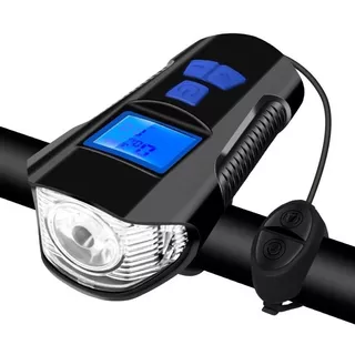 Luz Timbre De Bicicleta C/ Sensor De Velocidad O Velocímetro