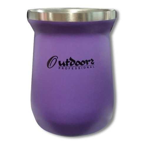 Mate Outdoors Professional Acero Inoxidable Termico 236ml Color Violeta