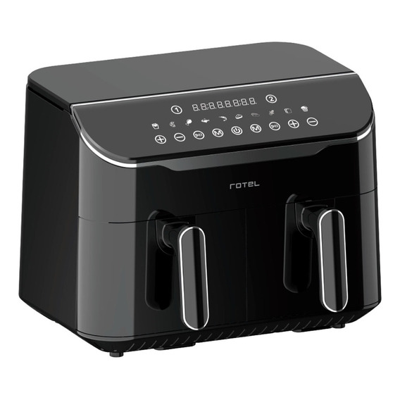 Freidora Sin Aceite Air Fryer Rotel Dual Canastos 4 + 4 Lt