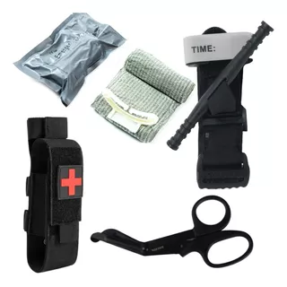 Kit Aph Torniquete + Tesoura + Porta Torniquete + Bandagem  