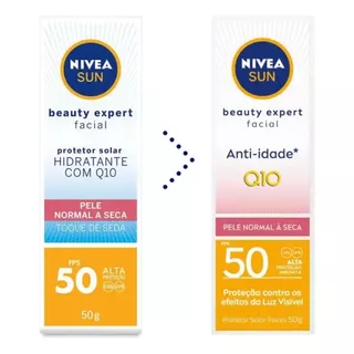 Protetor Solar Sun Beauty Expert Fps50 Hidratante 50g Nivea