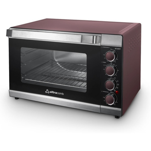 Horno de mesa eléctrico Ultracomb UC-62CT 62L rosa viejo 220V