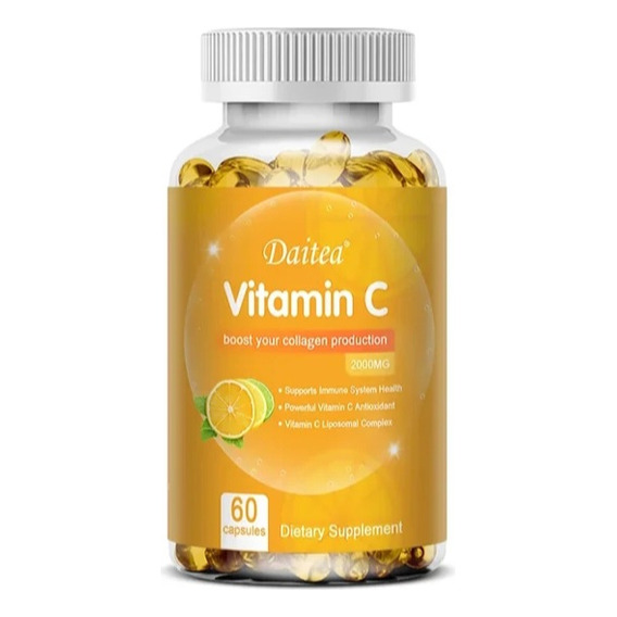 Vitamina C Por 60 Capsulas Daitea An - Unidad a $23