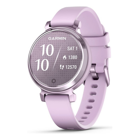 Reloj Garmin Lily 2 Sport Lila Diseño De La Correa Silicona