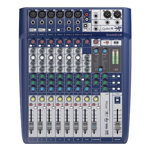 Consola Soundcraft Signature 10 de mezcla 110V/240V